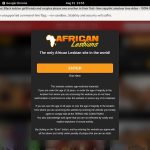 African Lesbians Daily Pass