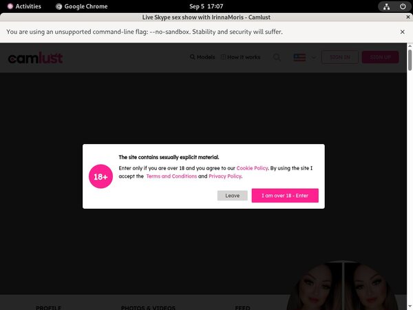 Camlust.com Model List