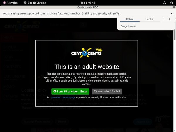 Cento X Cento Vod Pay Pal Account