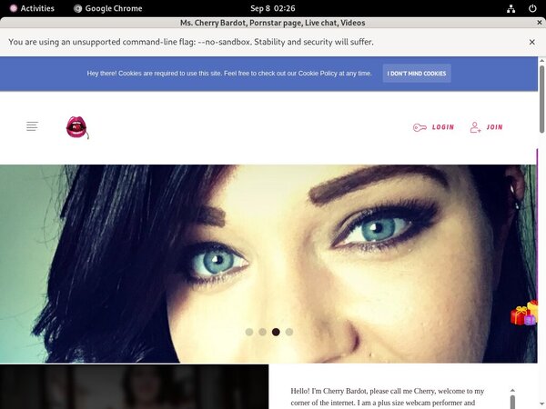 Cherrybardot.com With Master Card