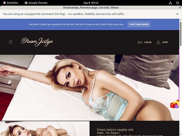 Dreamjoslyn.modelcentro.com Porn Account