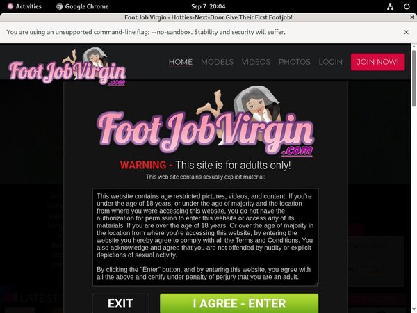 Footjobvirgin.com Discount Deal