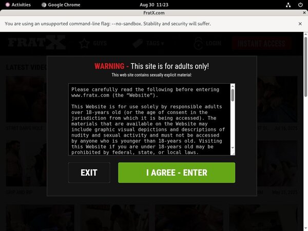 Fraternityx $1 Porn Trial