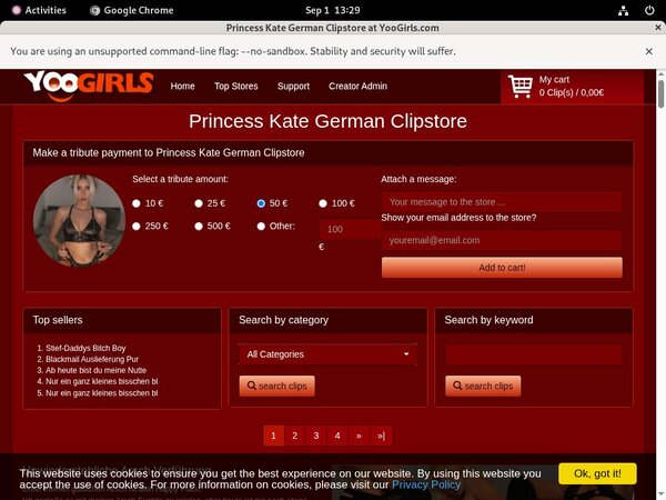 Free Account Premium Princess Kate German