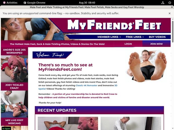 Free Premium Accounts For Myfriendsfeet