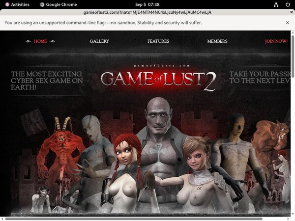 Gameoflust2.com Free Trial Membership