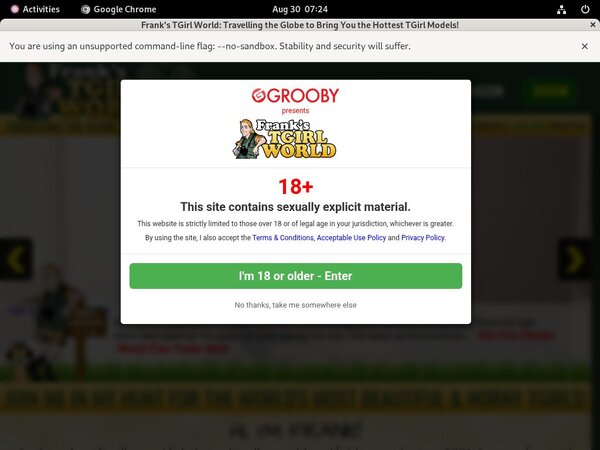 Get A Free Franks-tgirlworld.com Password