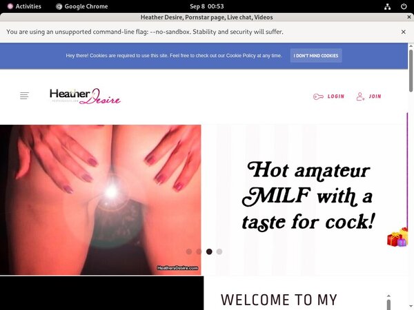 Heather Desire Logins Free