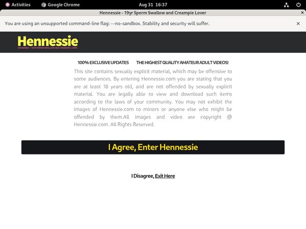 Hennessie Coupon Deal