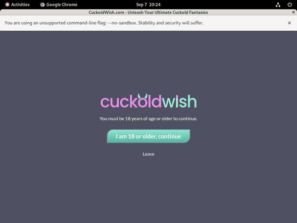 Join Cuckoldwish.com For Free