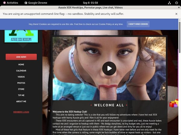 Login Aussiexxxhookups.com For Free