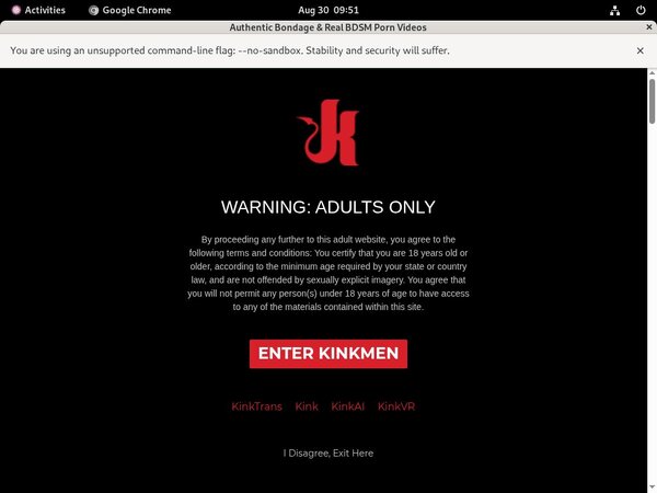 Login Kink Men For Free