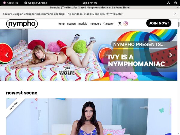 Nympho.com Passes