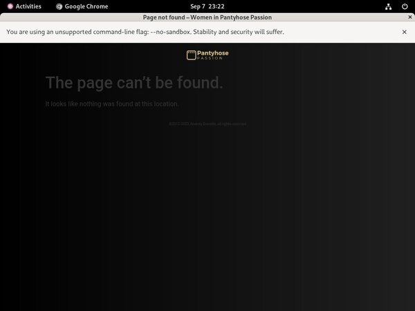 Pantyhose Passion Archive