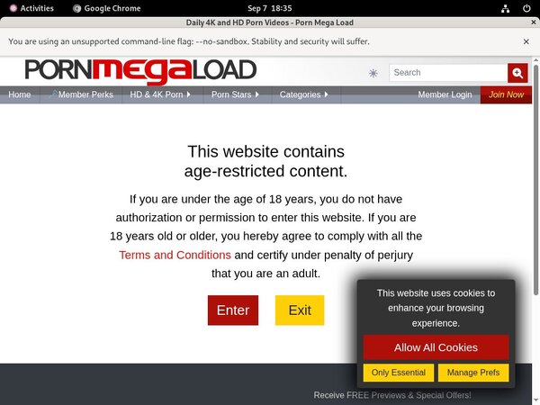 Pornmegaload.com Free Trial Signup