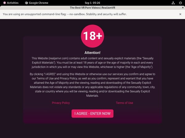 Realjamvr.com $1 Porn Trial