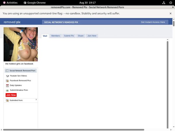 Removed Pix Limited Sale