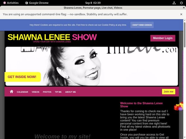 Shawnaleneeshow.modelcentro.com Free Join