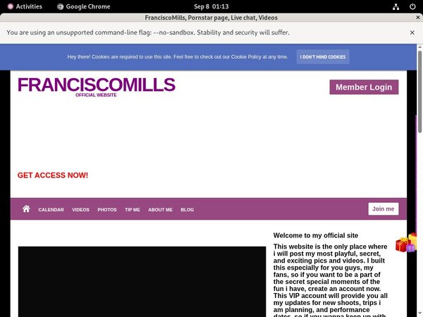 Sign Up FranciscoMills Free
