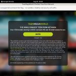 Teen Mega World With European Credit Card