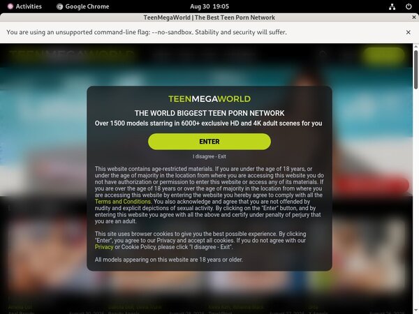 Teen Mega World With No Credit Card