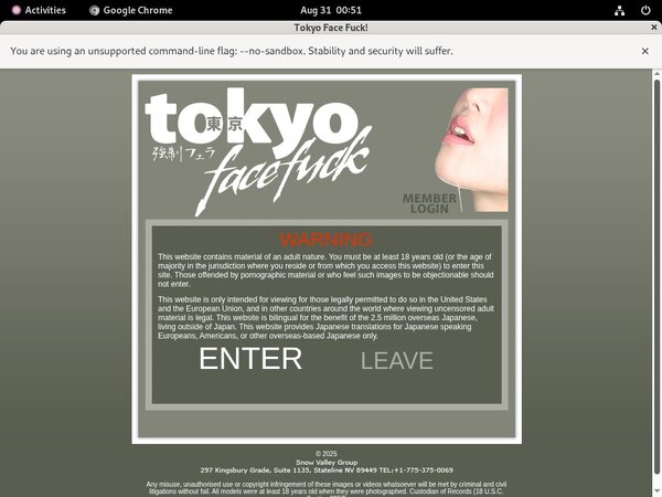 Tokyofacefuck.com Discount On