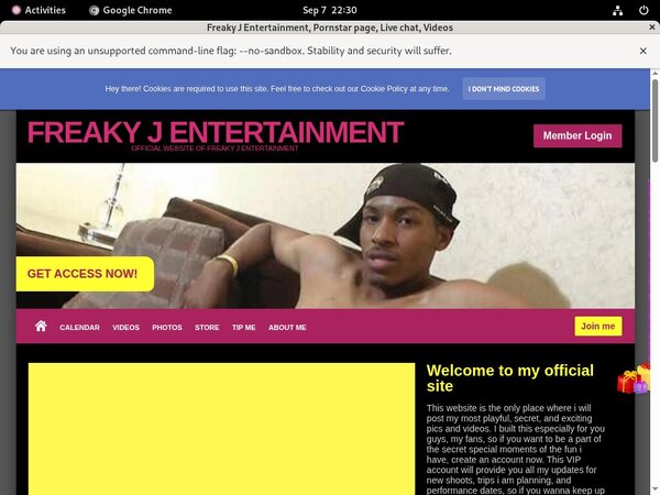 Trial Membership Freaky J Entertainment
