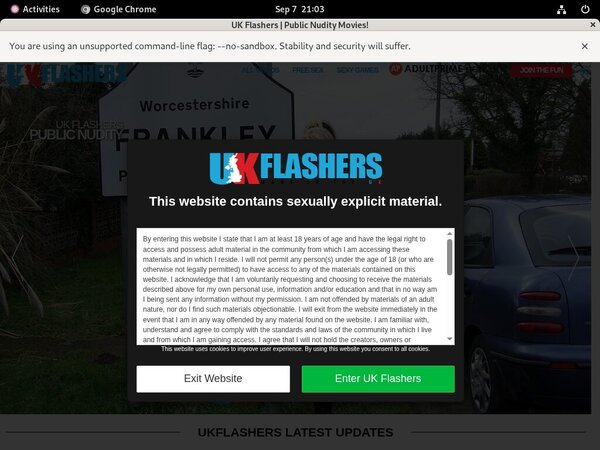 UK Flashers Password Bugmenot