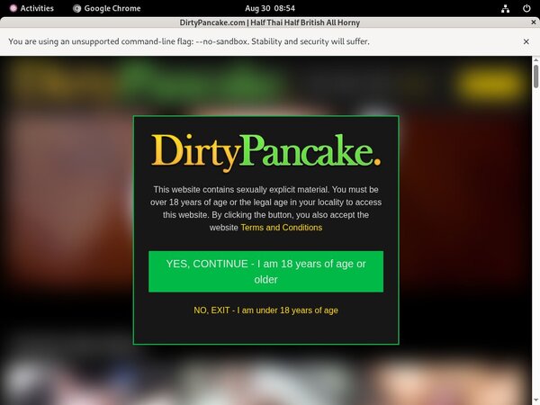 Dirtypancake.com Membership Plan