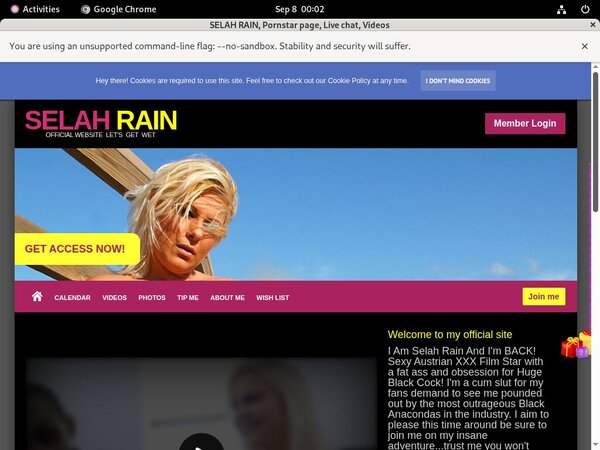 Free SELAH RAIN Trial Account