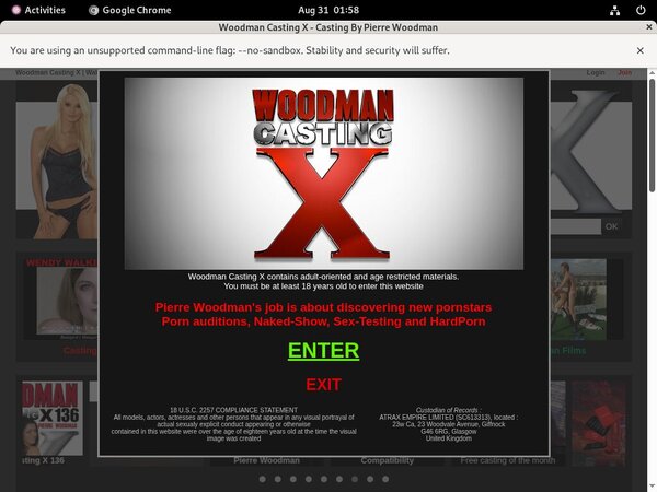 Real Woodmancastingx.com Accounts
