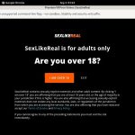 Sex Like Real Limited Promotion